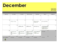 December Calendar